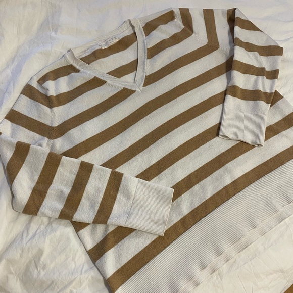 Primark Brown and White Striped Sweater - Picture 2 of 4